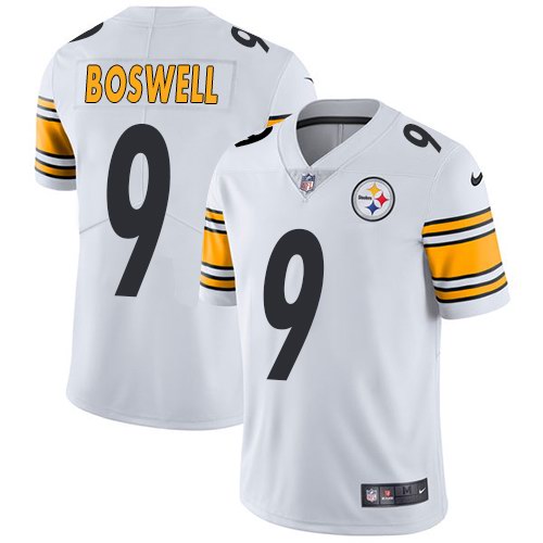 Nike Steelers 9 Chris Boswell White Youth Vapor Untouchable Limited Jersey