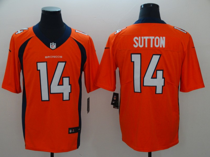 Nike Broncos 14 Courtland Sutton Orange Youth Vapor Untouchable Limited Jersey Nike Broncos 14 Courtland Sutton Orange Youth Vapor Untouchable Limited Jersey