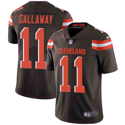 Nike Browns 11 Antonio Callaway Brown Youth Vapor Untouchable Limited Jersey