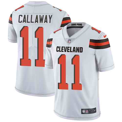 Nike Browns 11 Antonio Callaway White Youth Vapor Untouchable Limited Jersey