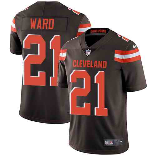 Nike Browns 21 Denzel Ward Brown Youth Vapor Untouchable Limited Jersey