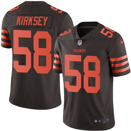 Nike Browns 58 Christian Kirksey Brown Youth Color Rush Limited Jersey