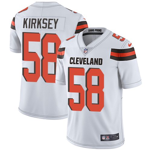 Nike Browns 58 Christian Kirksey White Youth Vapor Untouchable Limited Jersey