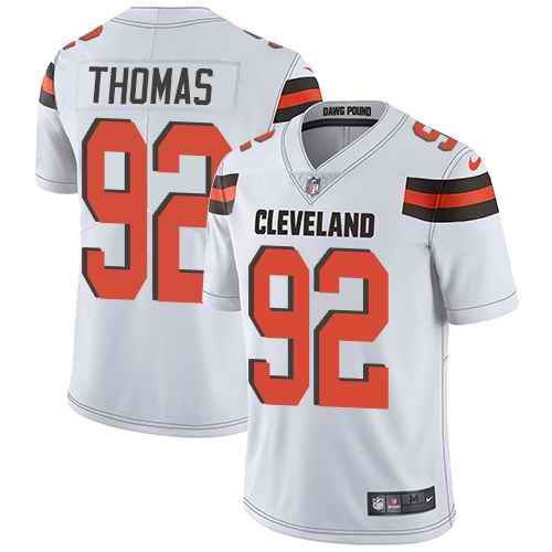 Nike Browns 92 Chad Thomas White Youth Vapor Untouchable Limited Jersey