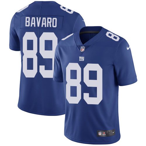 Nike Giants 89 Mark Bavaro Blue Vapor Untouchable Limited Jersey