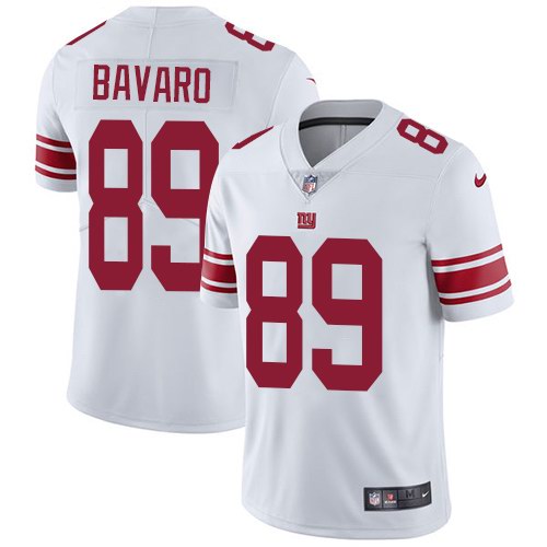 Nike Giants 89 Mark Bavaro White Vapor Untouchable Limited Jersey