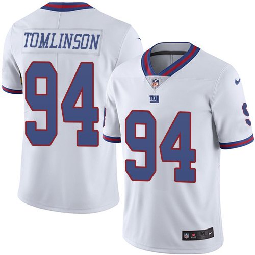 Nike Giants 94 Dalvin Tomlinson White Youth Color Rush Limited Jersey - Click Image to Close