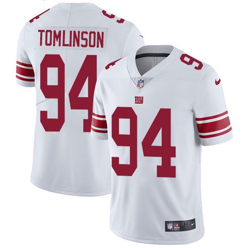 Nike Giants 94 Dalvin Tomlinson White Vapor Untouchable Limited Jersey