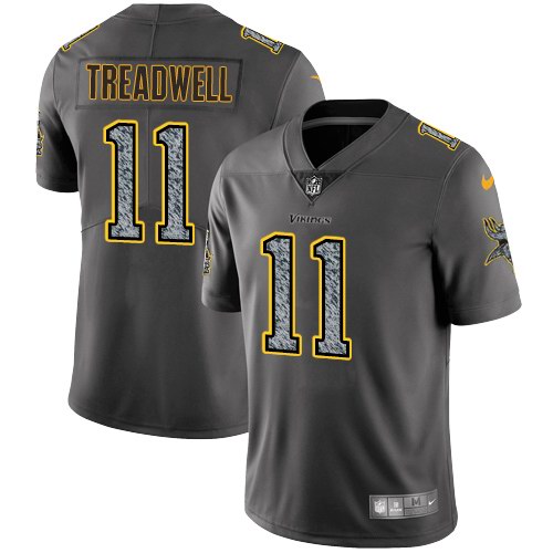 Nike Vikings 11 Laquon Treadwell Gray Static Youth Vapor Untouchable Limited Jersey