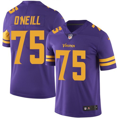 Nike Vikings 75 Brian O'Neill Purple Color Rush Limited Jersey