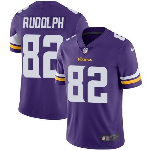 Nike Vikings 82 Kyle Rudolph Purple Youth Vapor Untouchable Limited Jersey