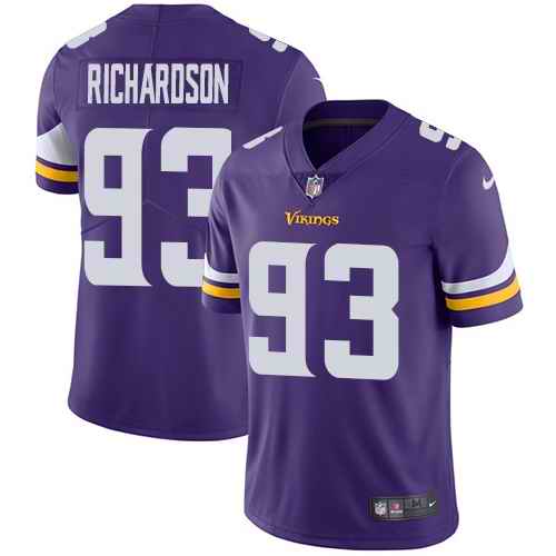 Nike Vikings 93 Sheldon Richardson Purple Youth Vapor Untouchable Limited Jersey - Click Image to Close