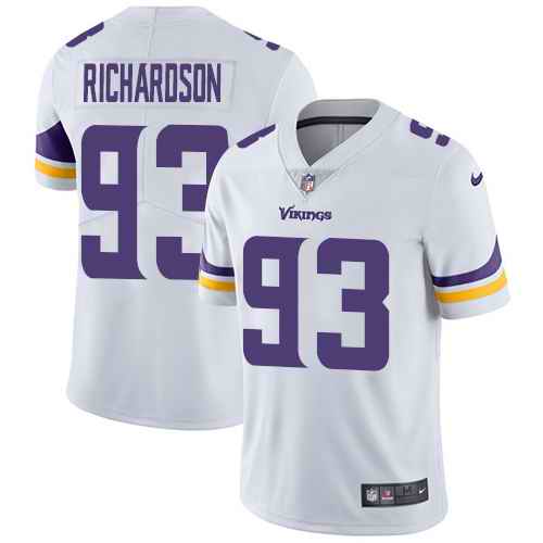 Nike Vikings 93 Sheldon Richardson White Vapor Untouchable Limited Jersey