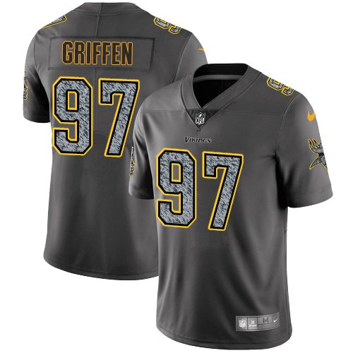 Nike Vikings 97 Everson Griffen Gray Static Vapor Untouchable Limited Jersey