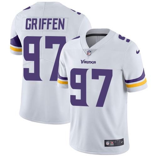 Nike Vikings 97 Everson Griffen White Youth Vapor Untouchable Limited Jersey - Click Image to Close