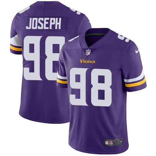Nike Vikings 98 Linval Joseph Purple Youth Vapor Untouchable Limited Jersey
