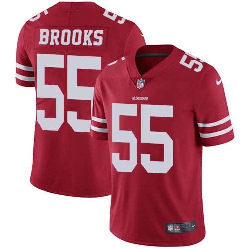 Nike 49ers 55 Ahmad Brooks Red Vapor Untouchable Limited Jersey