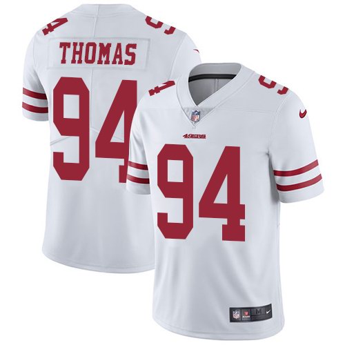 Nike 49ers 94 Solomon Thomas White Youth Vapor Untouchable Limited Jersey Nike 49ers 94 Solomon Thomas White Youth Vapor Untouchable Limited Jersey