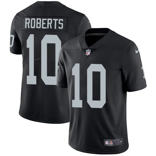 Nike Raiders 10 Seth Roberts Black Vapor Untouchable Limited Jersey