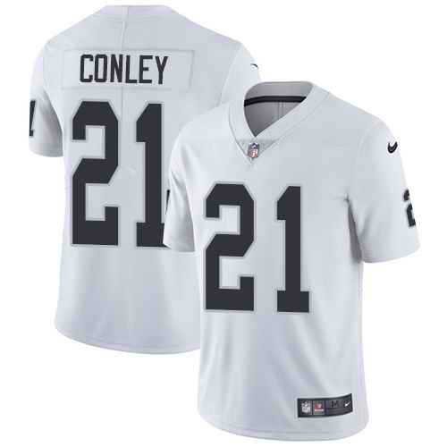 Nike Raiders 21 Gareon Conley White Vapor Untouchable Limited Jersey