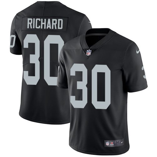 Nike Raiders 30 Jalen Richard Black Vapor Untouchable Limited Jersey