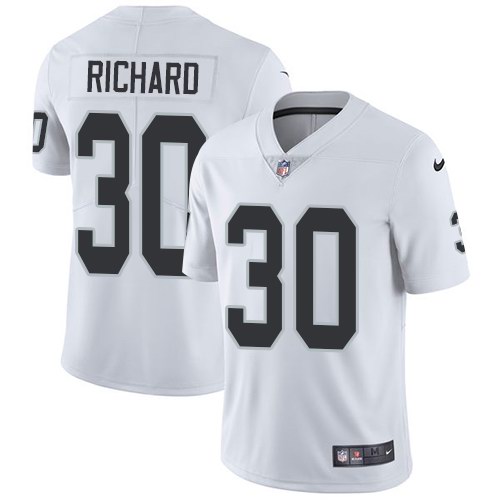 Nike Raiders 30 Jalen Richard White Youth Vapor Untouchable Limited Jersey - Click Image to Close