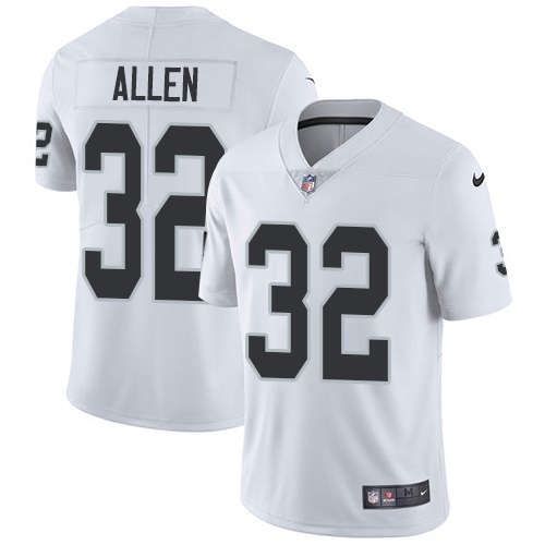Nike Raiders 32 Marcus Allen White Vapor Untouchable Limited Jersey - Click Image to Close