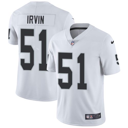 Nike Raiders 51 Bruce Irvin White Vapor Untouchable Limited Jersey