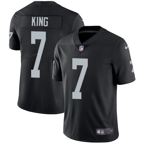 Nike Raiders 7 Marquette King Black Youth Vapor Untouchable Limited Jersey