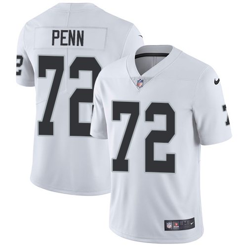 Nike Raiders 72 Donald Penn White Youth Vapor Untouchable Limited Jersey