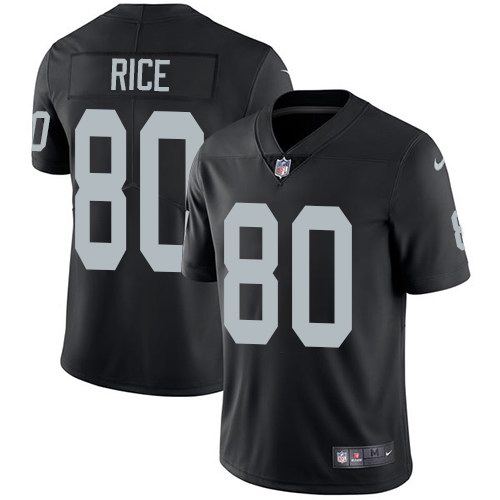 Nike Raiders 80 Jerry Rice Black Vapor Untouchable Limited Jersey