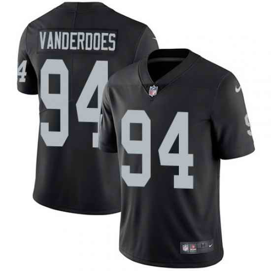 Nike Raiders 94 Eddie Vanderdoes Black Vapor Untouchable Limited Jersey