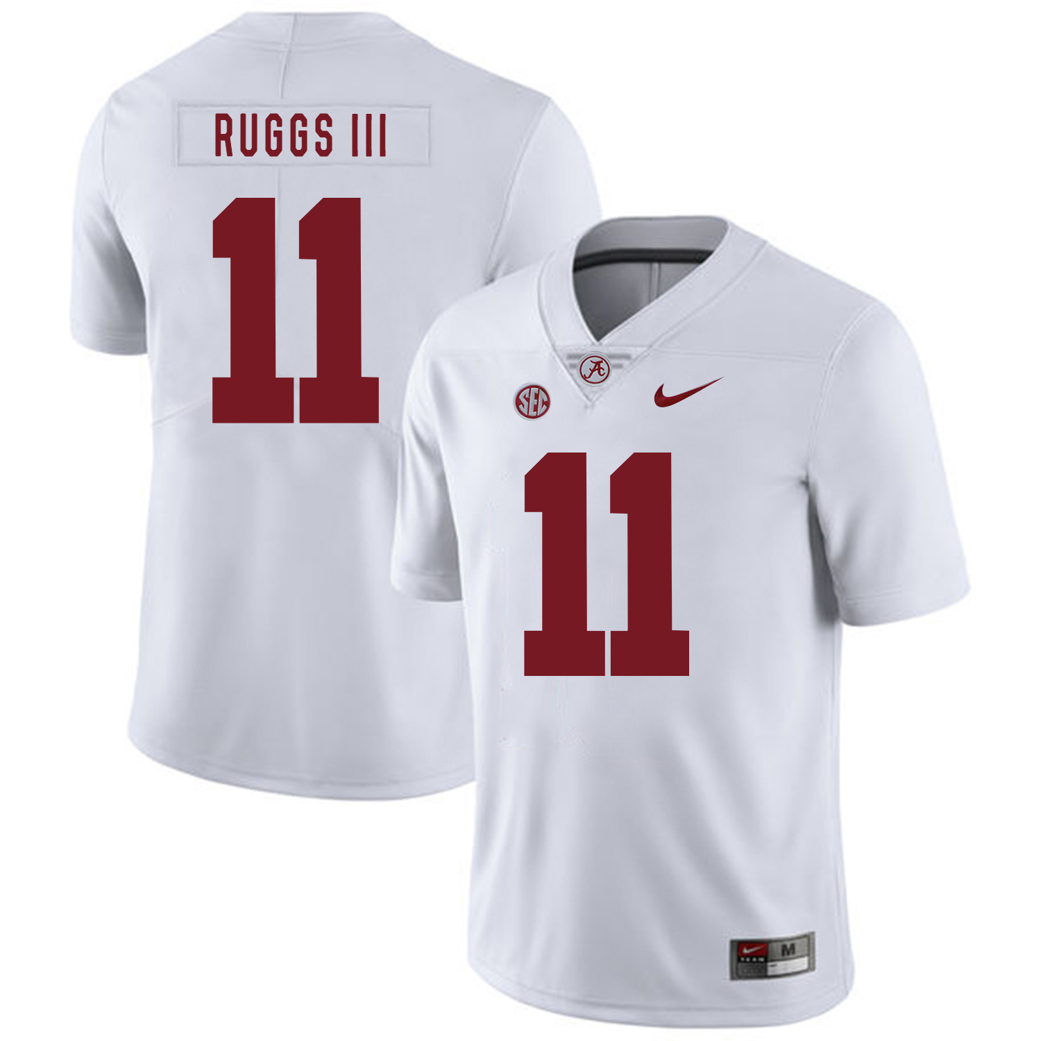 Alabama Crimson Tide 11 Henry Ruggs III White Nike College Football Jersey - Click Image to Close