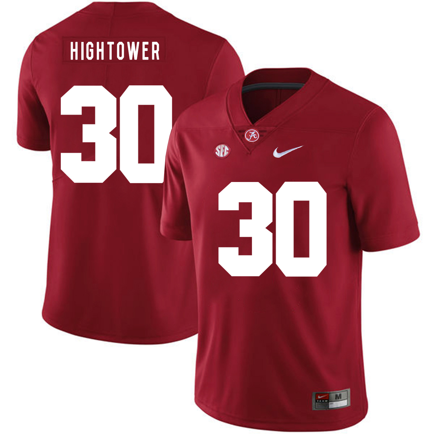 Alabama Crimson Tide 30 Dont'a Hightower Red Nike College Football Jersey