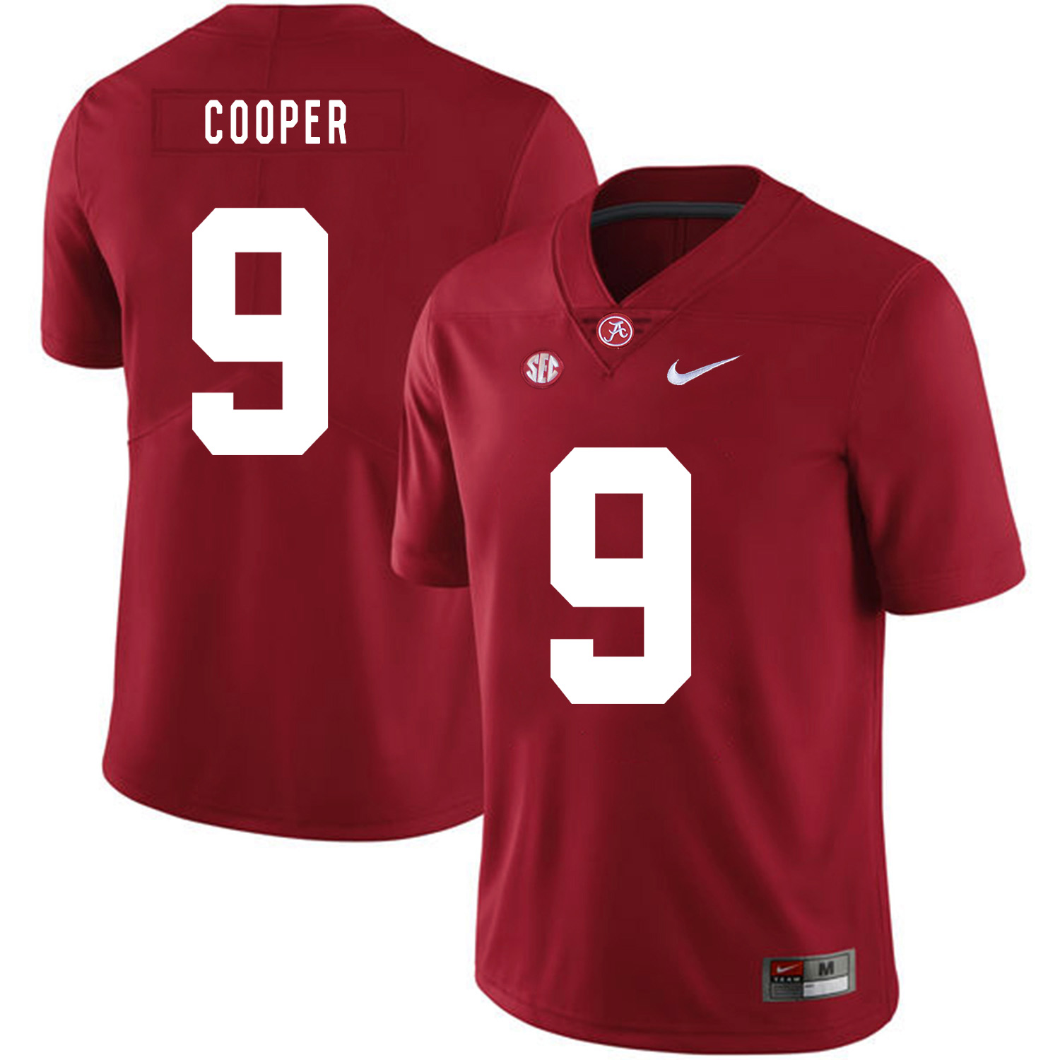 Alabama Crimson Tide 9 Amari Cooper Red Nike College Football Jersey