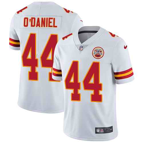 Nike Chiefs 44 Dorian O'Daniel White Vapor Untouchable Limited Jersey