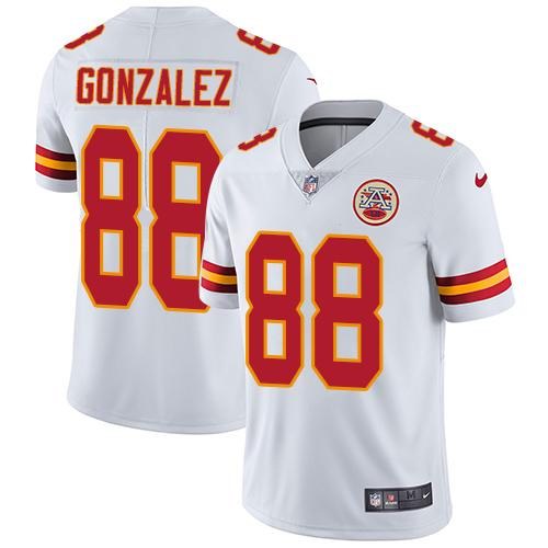 Nike Chiefs 88 Tony Gonzalez White Vapor Untouchable Limited Jersey