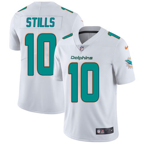 Nike Dolphins 10 Kenny Stills White Youth Vapor Untouchable Limited Jersey