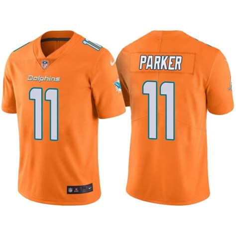 Nike Dolphins 11 DeVante Parker Orange Youth Vapor Untouchable Limited Jersey