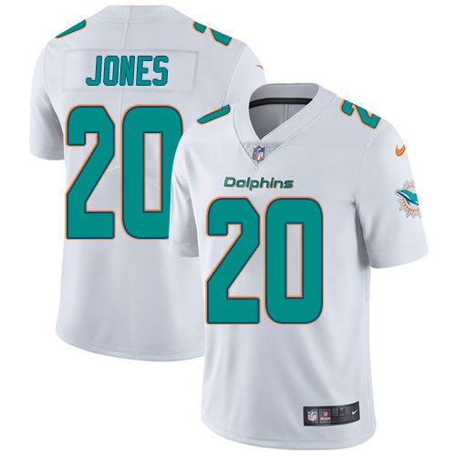 Nike Dolphins 20 Reshad Jones White Youth Vapor Untouchable Limited Jersey