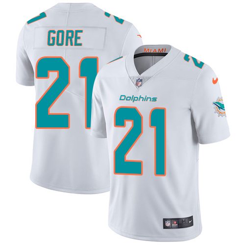 Nike Dolphins 21 Frank Gore White Youth Vapor Untouchable Limited Jersey