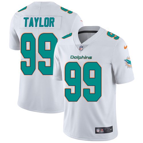 Nike Dolphins 99 Jason Taylor White Youth Vapor Untouchable Limited Jersey