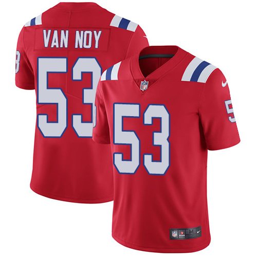 Nike Patriots 53 Kyle Van Noy Red Alternate Youth Vapor Untouchable Limited Jersey