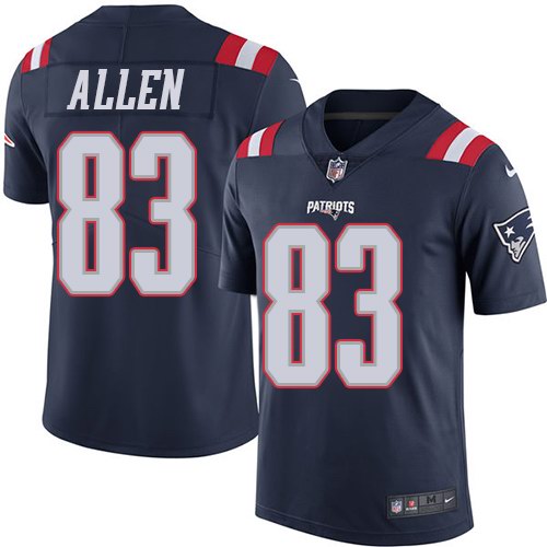Nike Patriots 83 Dwayne Allen Navy Youth Color Rush Limited Jersey