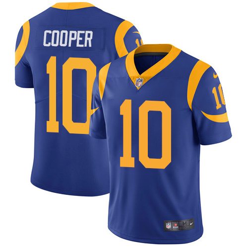 Nike Rams 10 Pharoh Cooper Royal Alternate Vapor Untouchable Limited Jersey