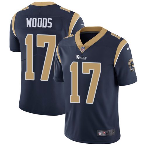 Nike Rams 17 Robert Woods Navy Youth Vapor Untouchable Limited Jersey