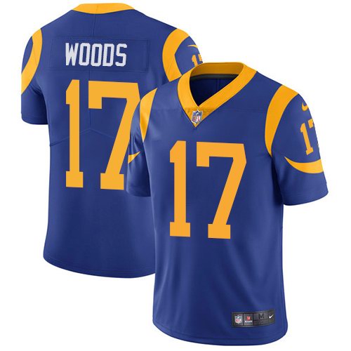 Nike Rams 17 Robert Woods Royal Alternate Vapor Untouchable Limited Jersey