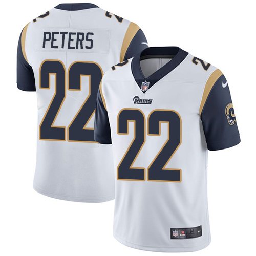 Nike Rams 22 Marcus Peters White Vapor Untouchable Limited Jersey