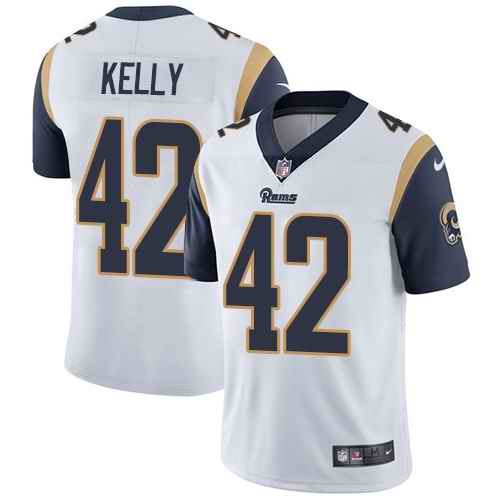 Nike Rams 42 John Kelly White Vapor Untouchable Limited Jersey