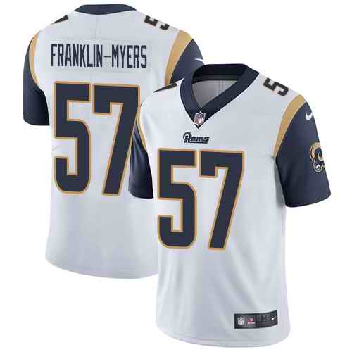 Nike Rams 57 John Franklin-Myers White Vapor Untouchable Limited Jersey